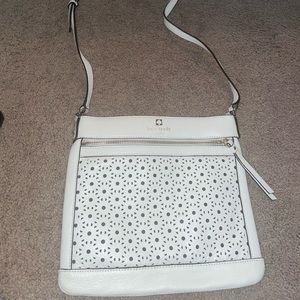 Kate Spade Crossbody White with front pocket